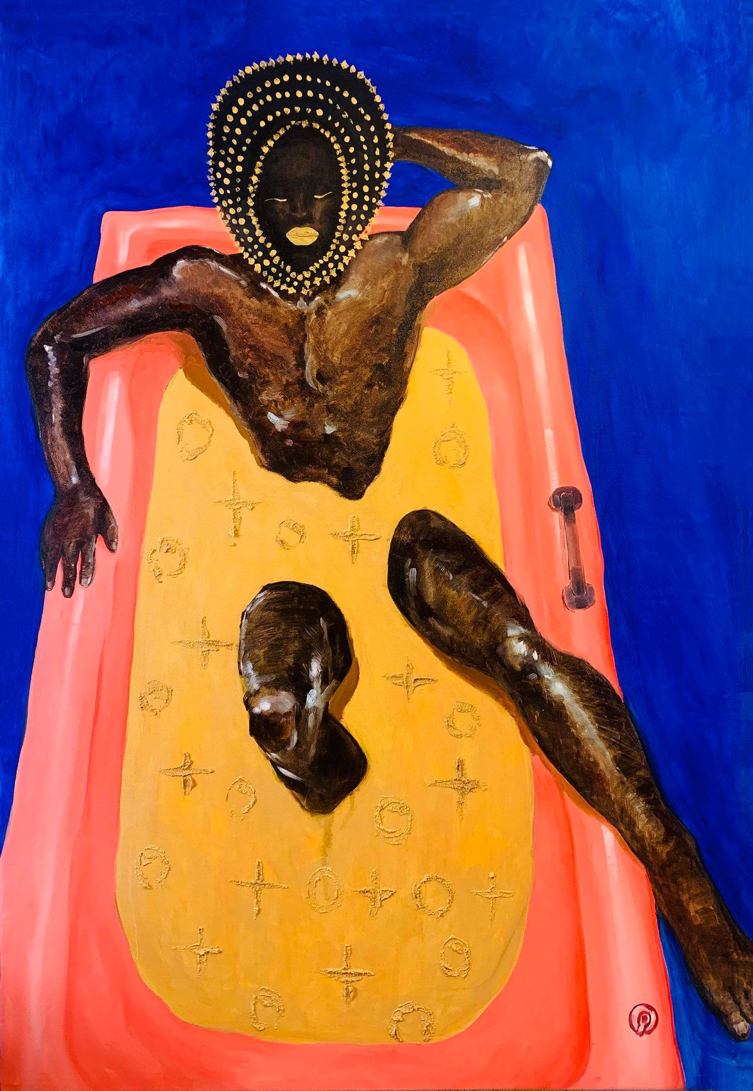 Coming of age. Oil on canvas. 40 x 58 in