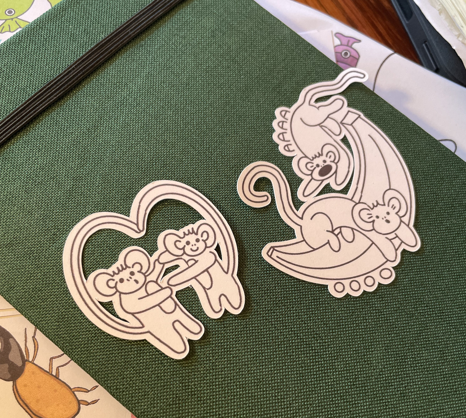 monkey sticker size drafts