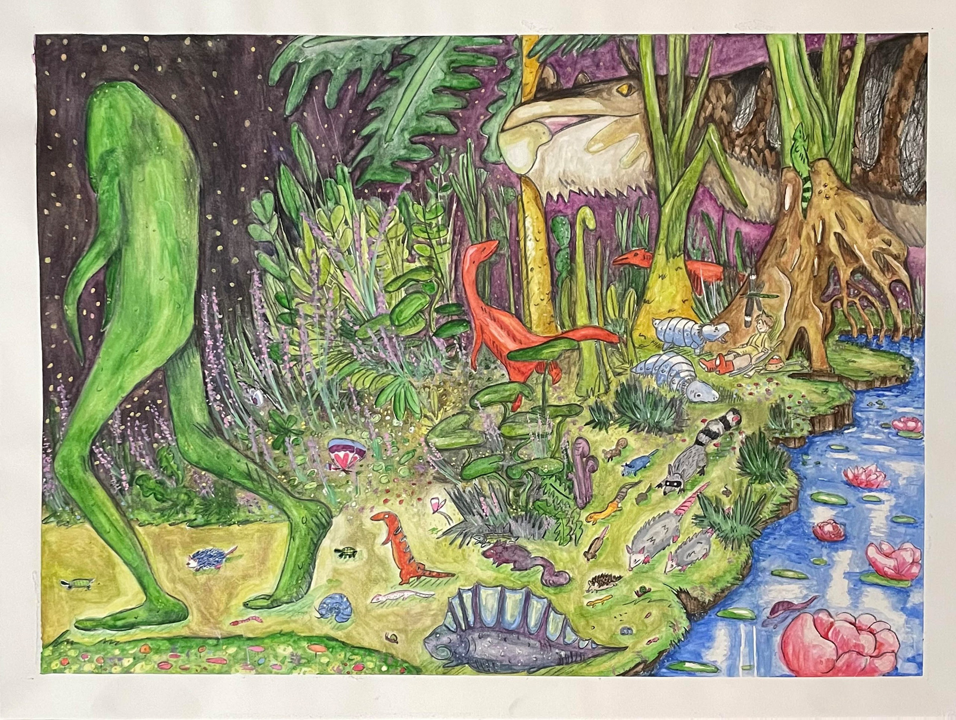 Final WWU project, watercolor