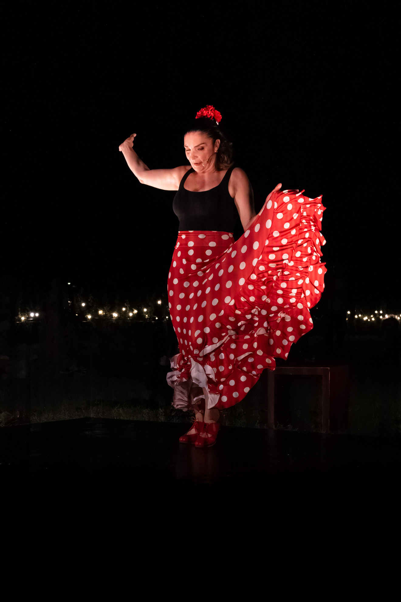 Giorgia Celli in BAILAORA * IN A ROOM, performance di flamenco contemporaneo