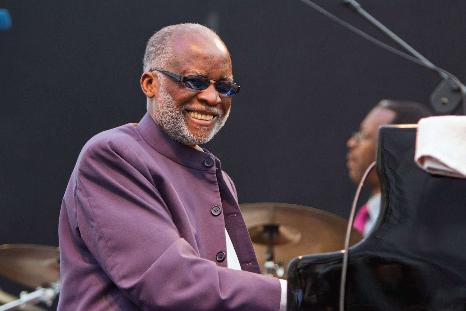 Ahmad Jamal mentre si esibisce al Torino Jazz Festival