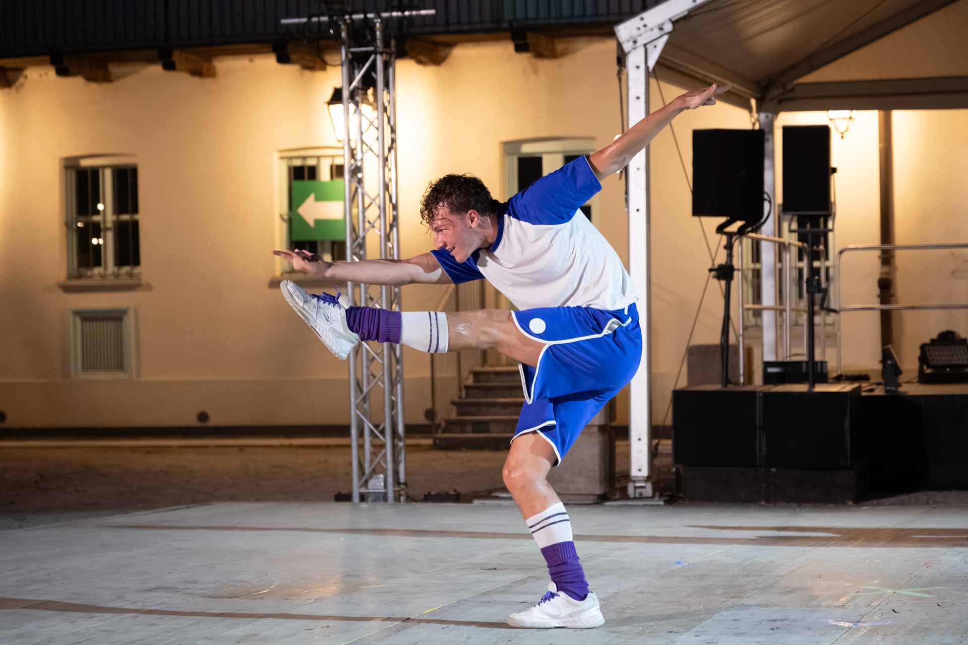 Un assolo di un ballerino della Compagnia