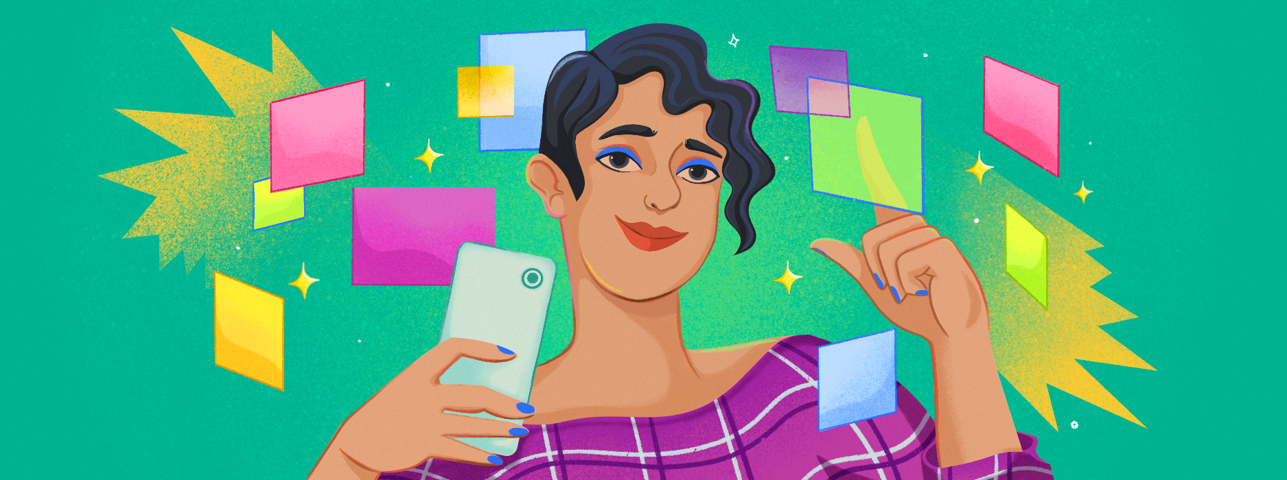 Product illustration for Facebook - Superside