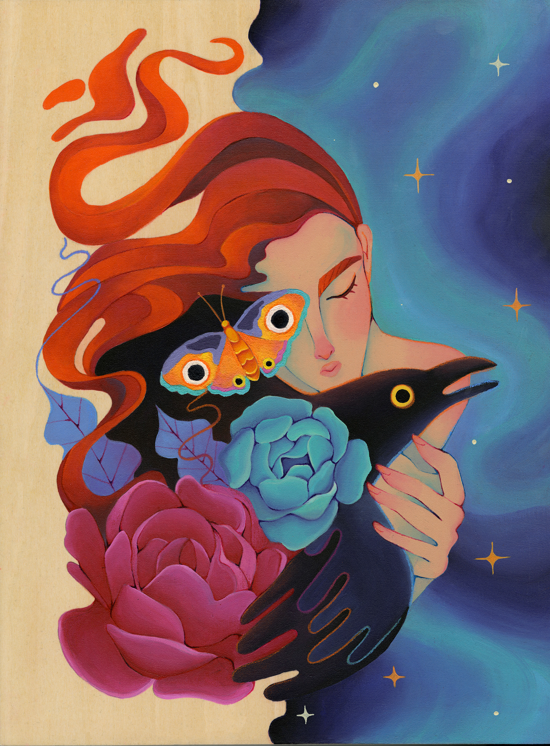 Book Cover - The Works and the Nights inspired by Alejandra Pizarnik