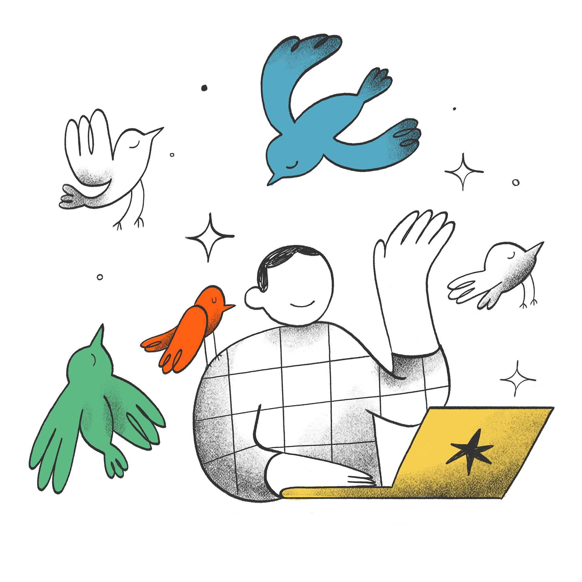 Vignette illustration for Ebook - Oyster - Superside