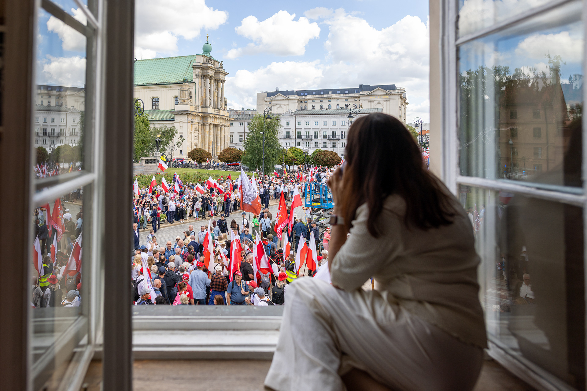 March in Support of the Newly Elected President of the Republic of Poland, Dr. Karol Nawrocki. Photo © Marek Ladzinski / FORUM