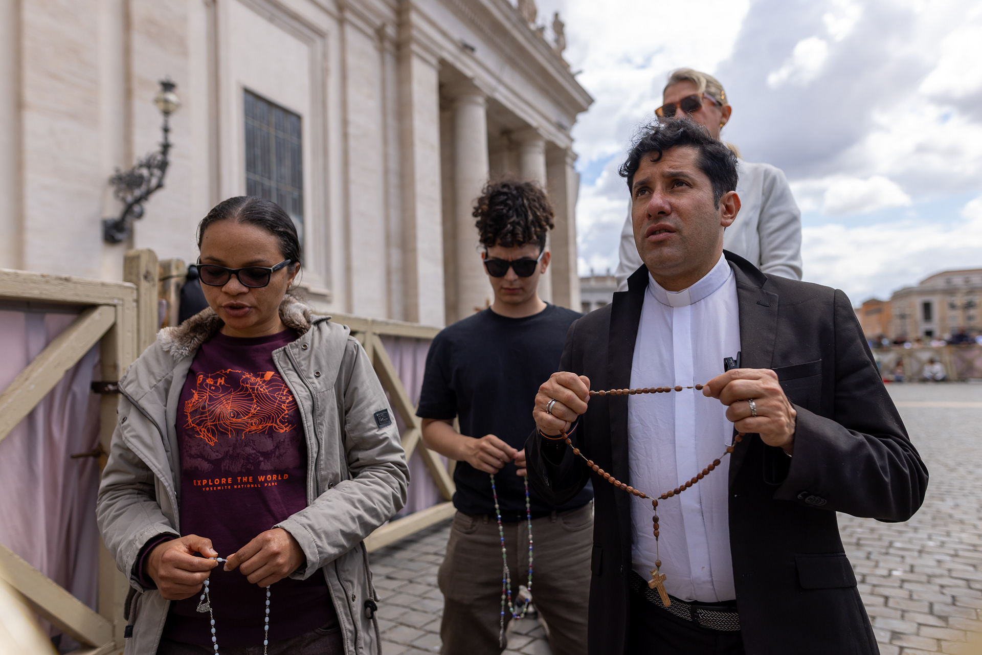 Conclave prayers, St. Peter’s Square, Vatican. Photo © Marek Ladzinski / FORUM