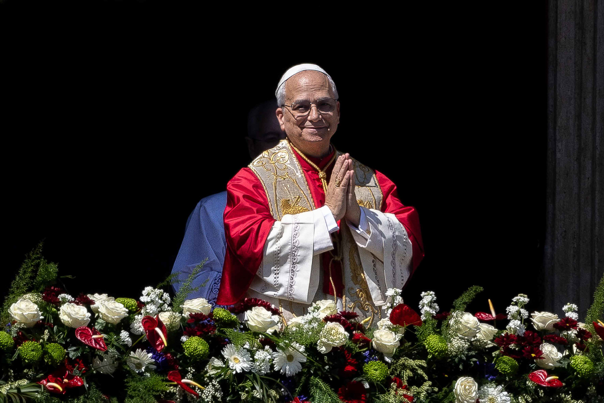 Pope Leo XIV on the Vatican balcony. © Marek Ladzinski / Zuma Press