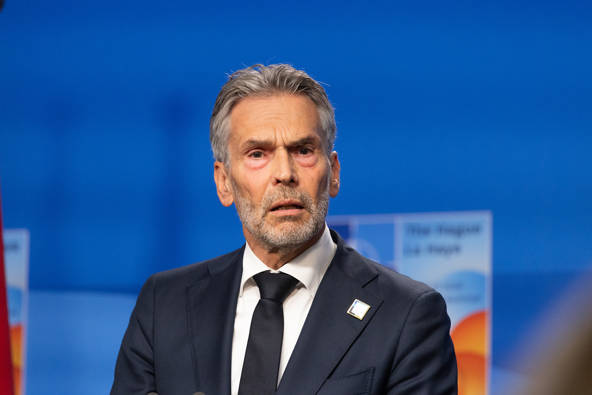 Dutch Prime Minister Dick Schoof at the NATO summit. Photo © Marek Ladzinski / FORUM