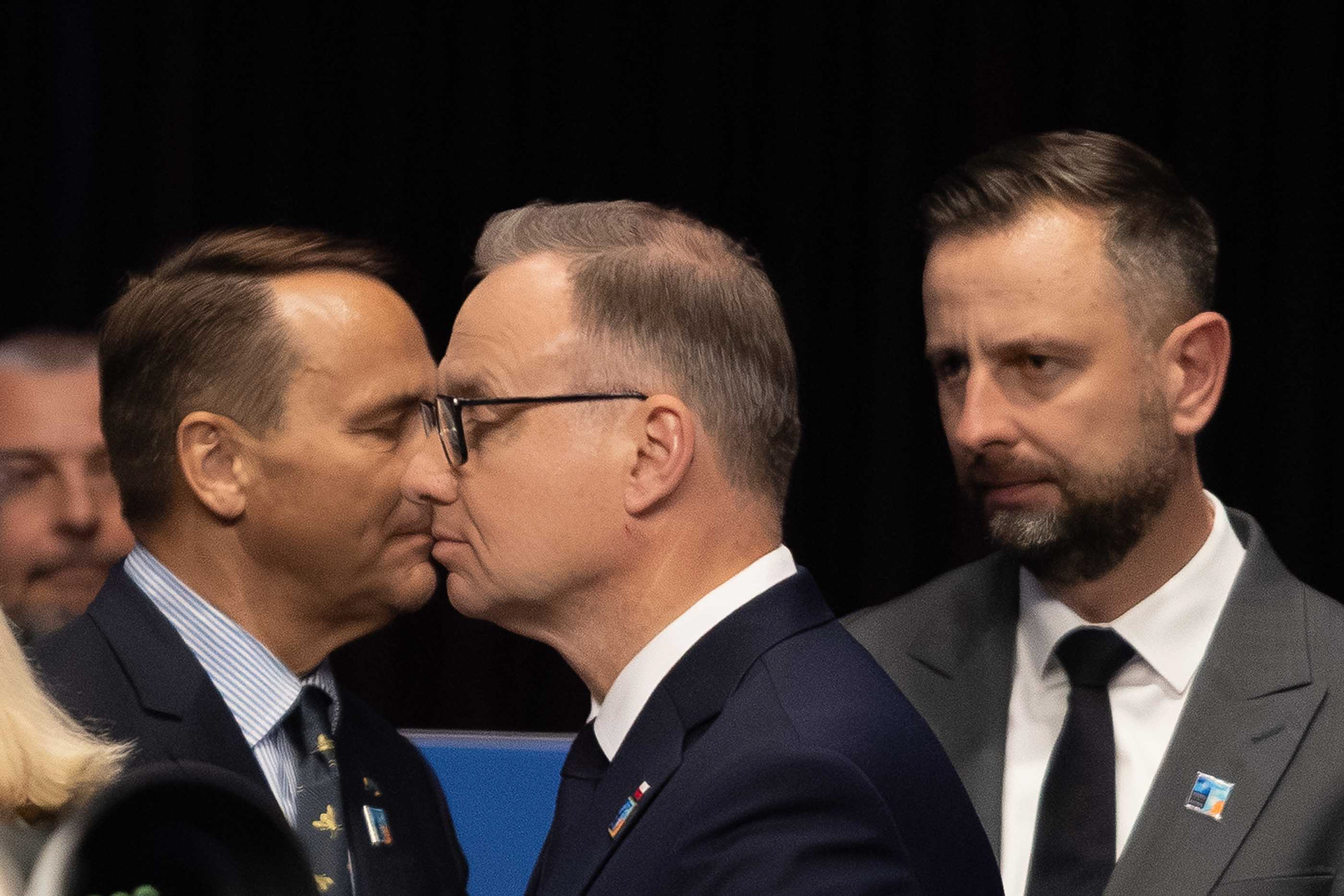 President Duda and FM Sikorski at NATO summit, The Hague 2025. Photo © Marek Ladzinski / FORUM