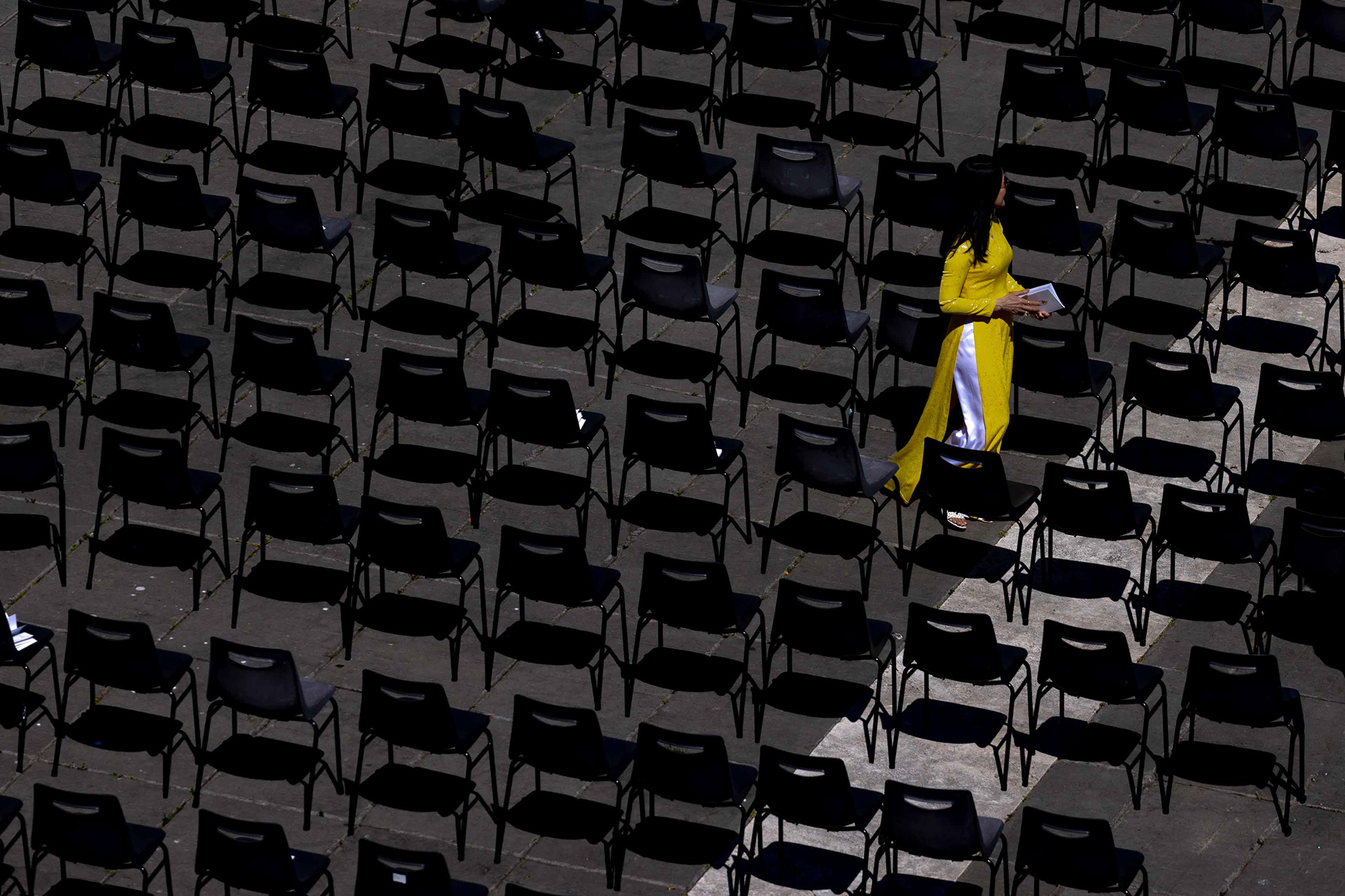 Faithful leaving Mass at St. Peter’s Square. © Marek Ladzinski / Zuma Press
