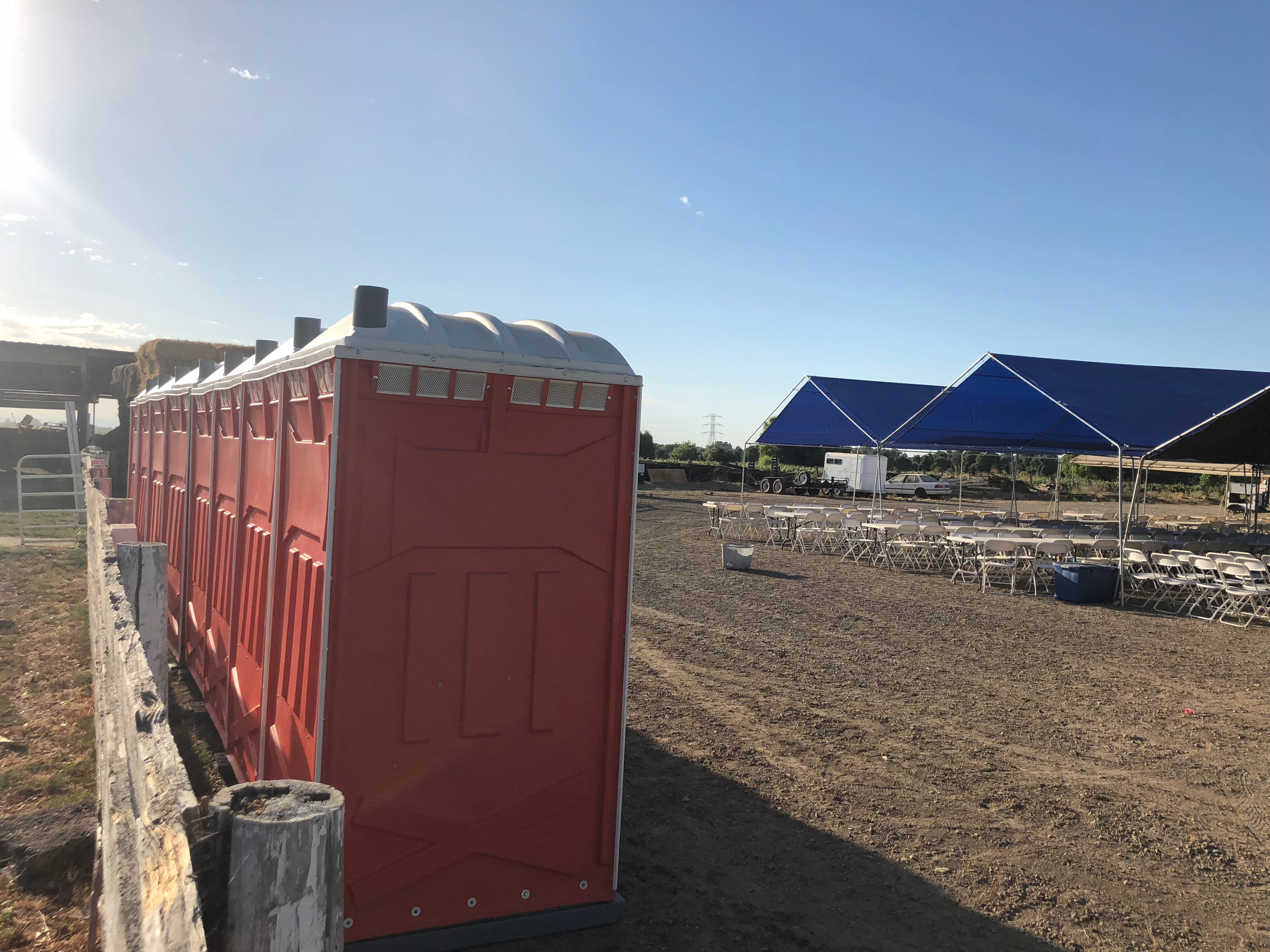 Event Toilet Setup