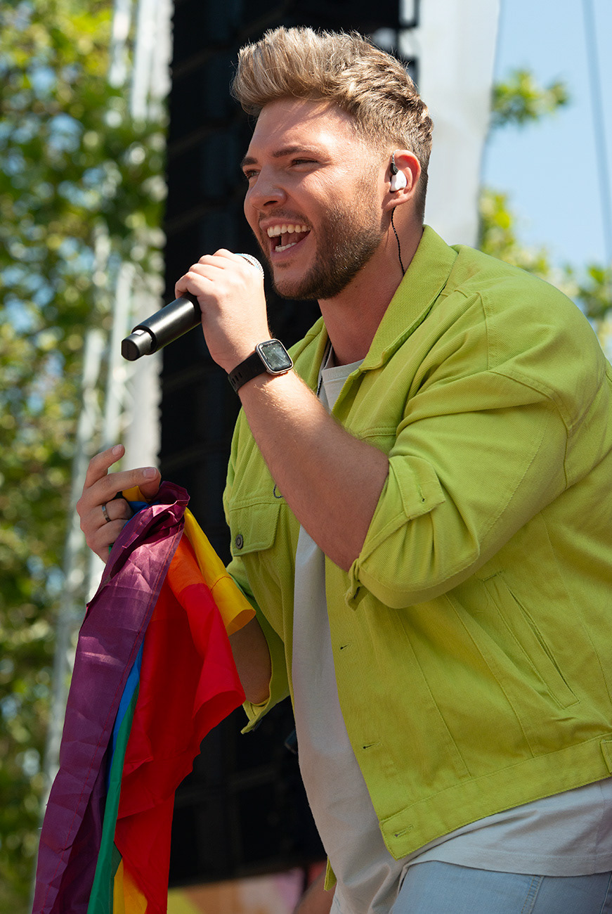 Martin Madeja of the Band "Zeitflug"