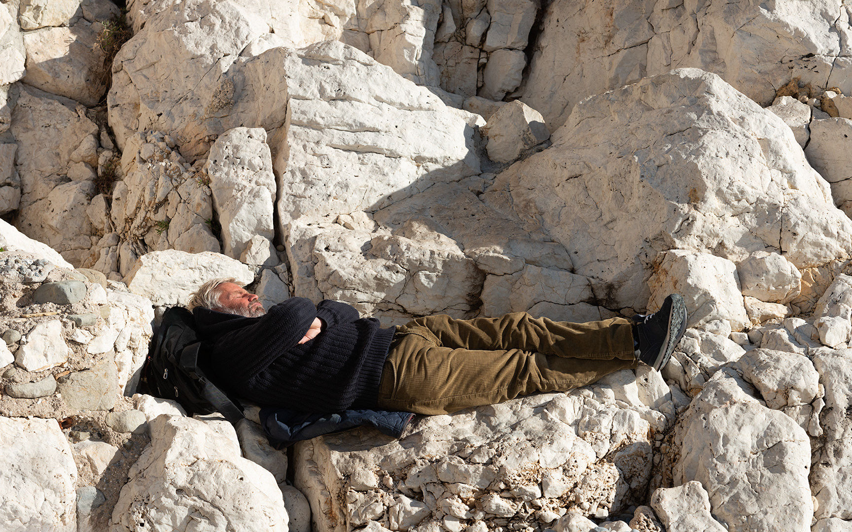 Sleeping on Rocks