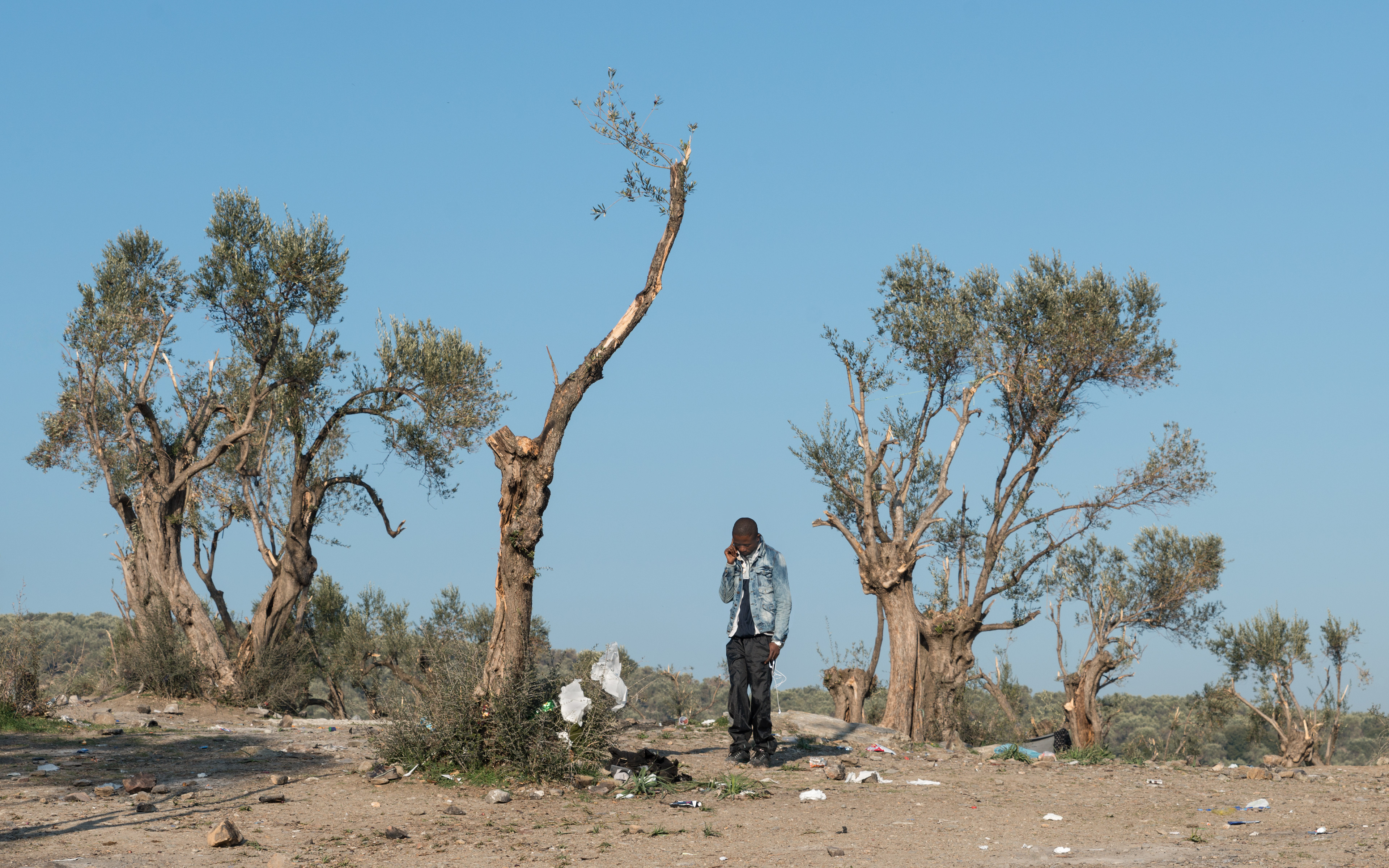 Phoning Home: Refugee on Lesvos