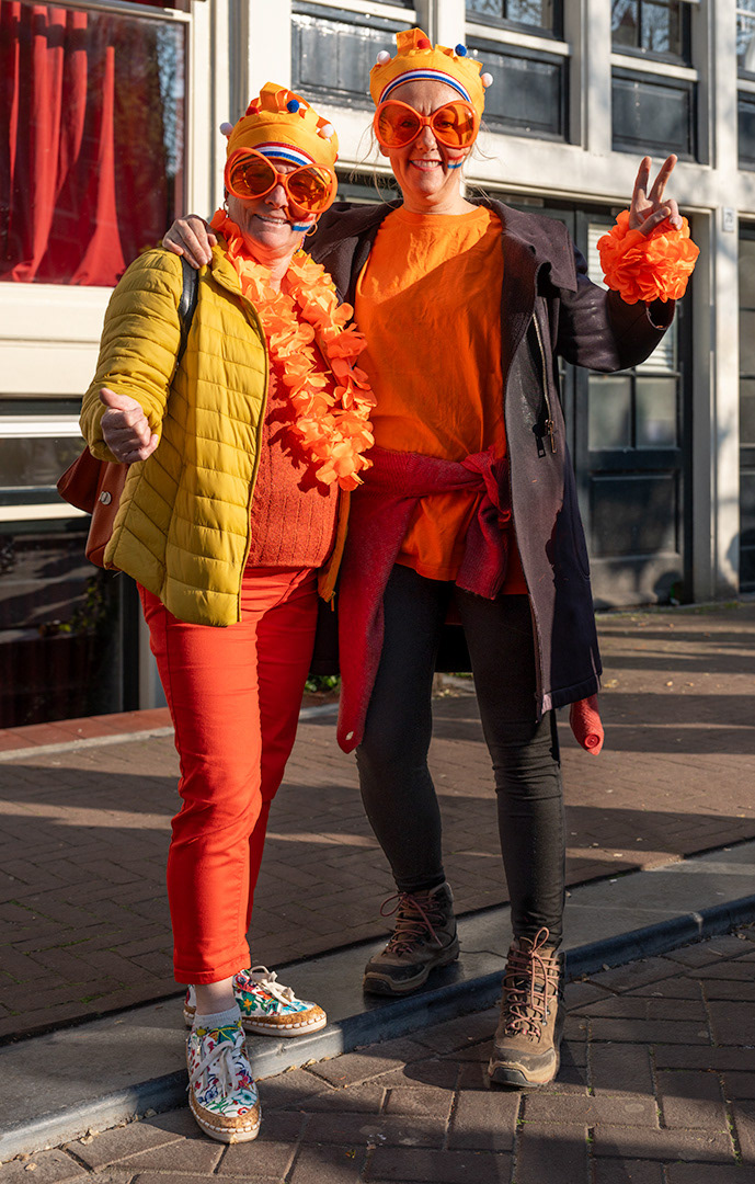Revellers on King's Day