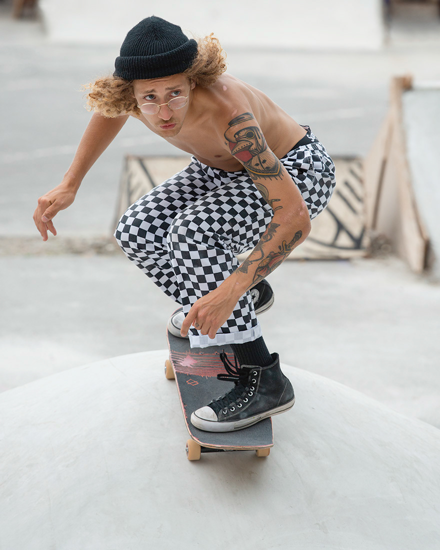 Skater on a bump