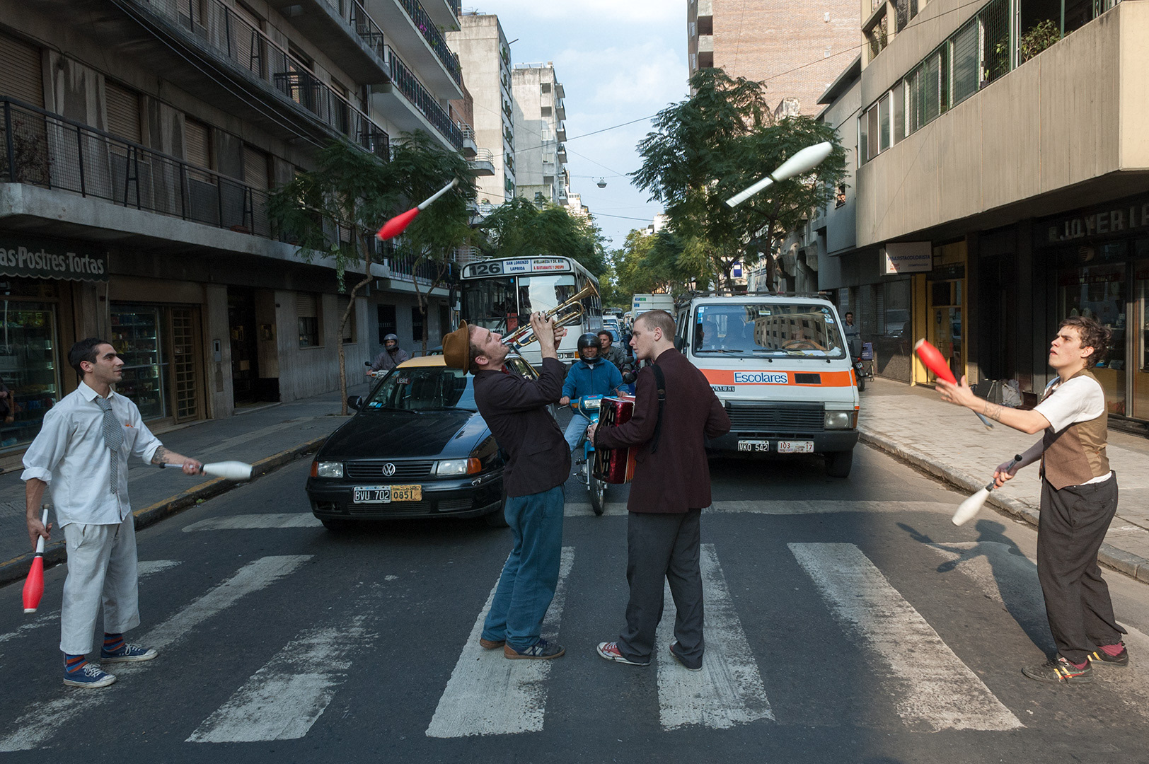 Traffic Light Buskers
