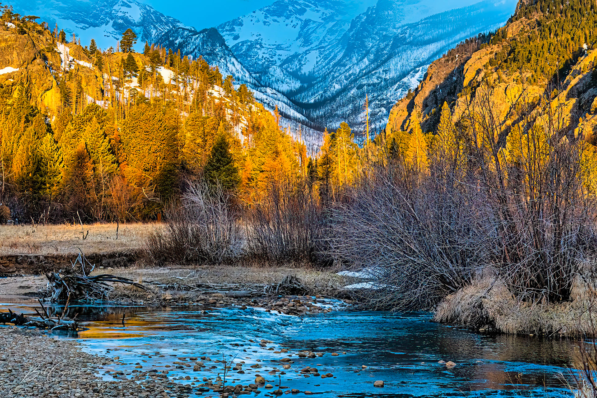 Golden Sunrise - Rocky Mountain NP