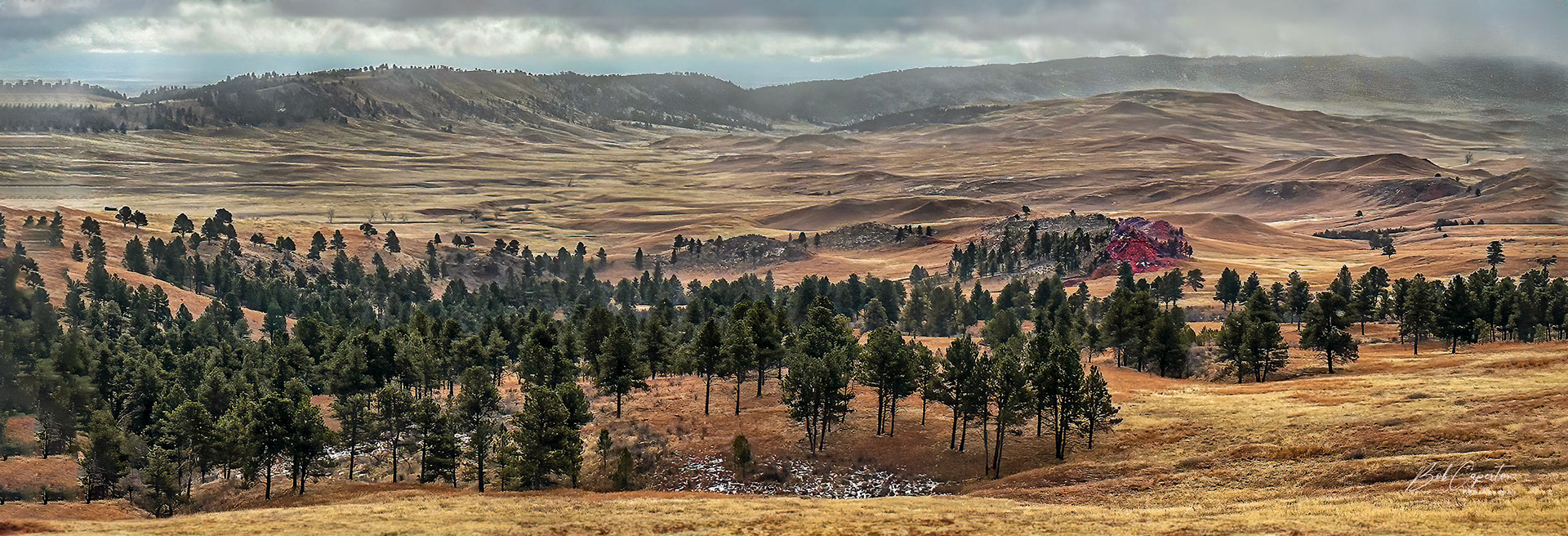 Breakfast With A View - Storm Coming - Wind Cave NP