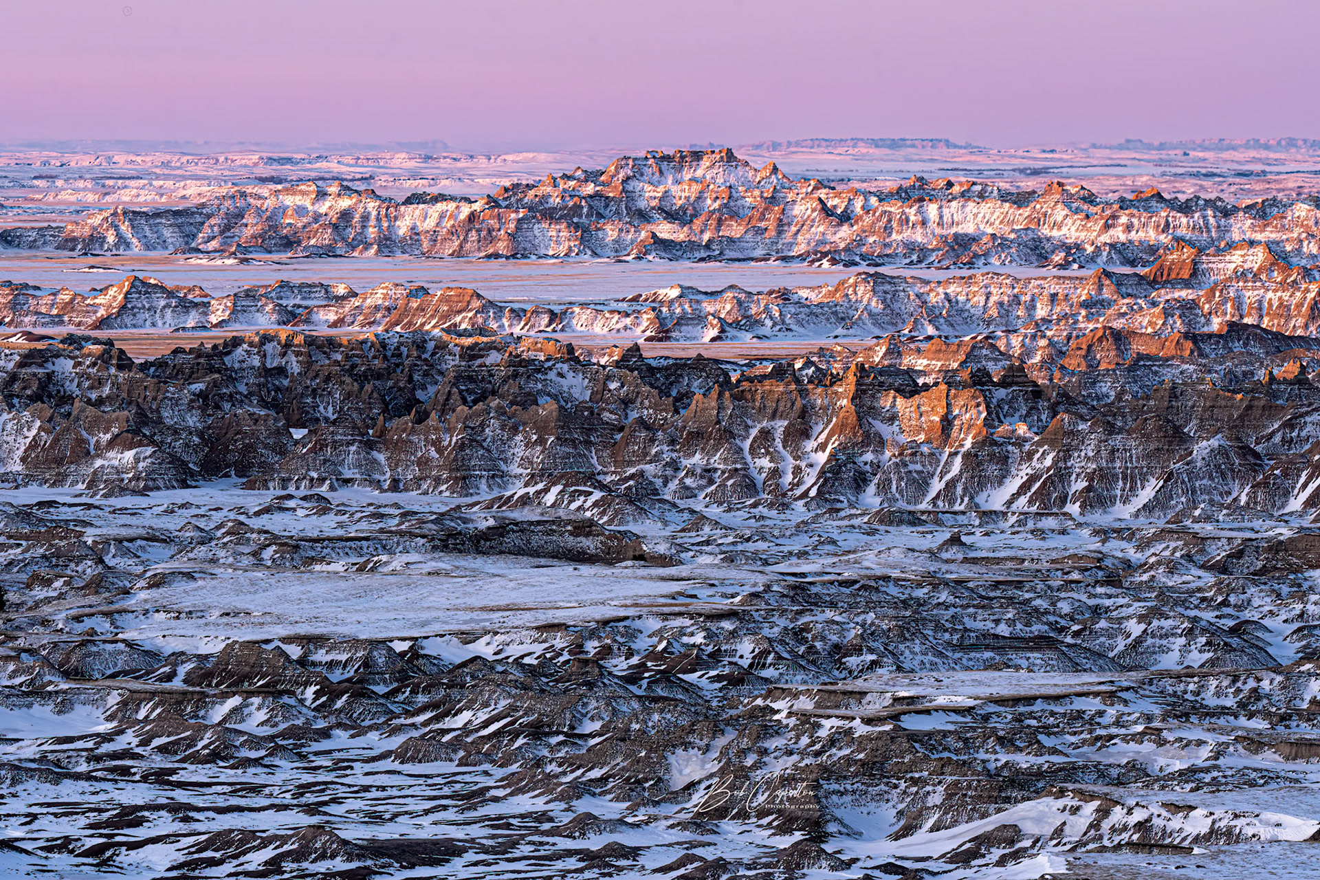 Morning Colors - Badlands NP