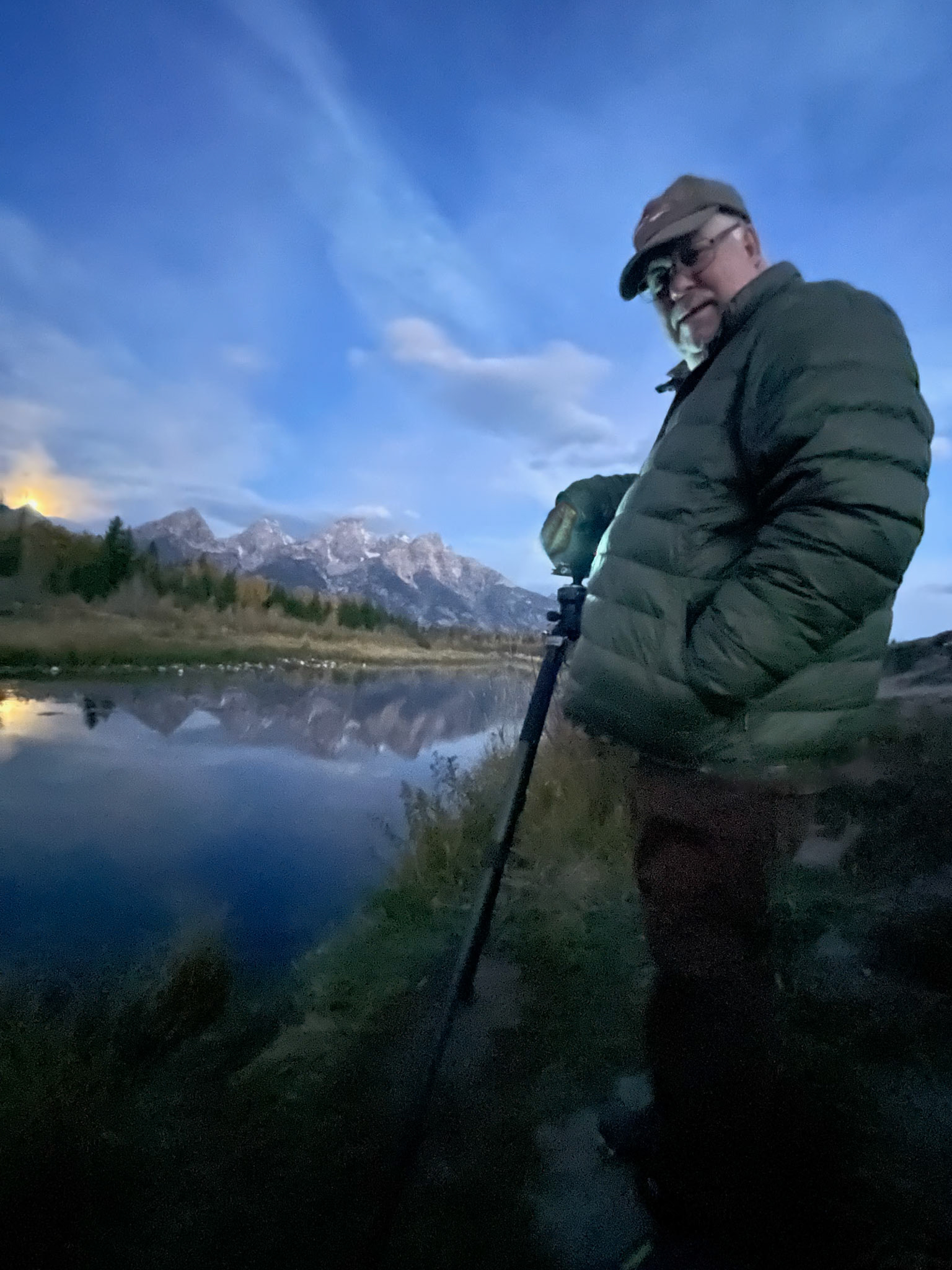 Moonset - Grand Teton NP