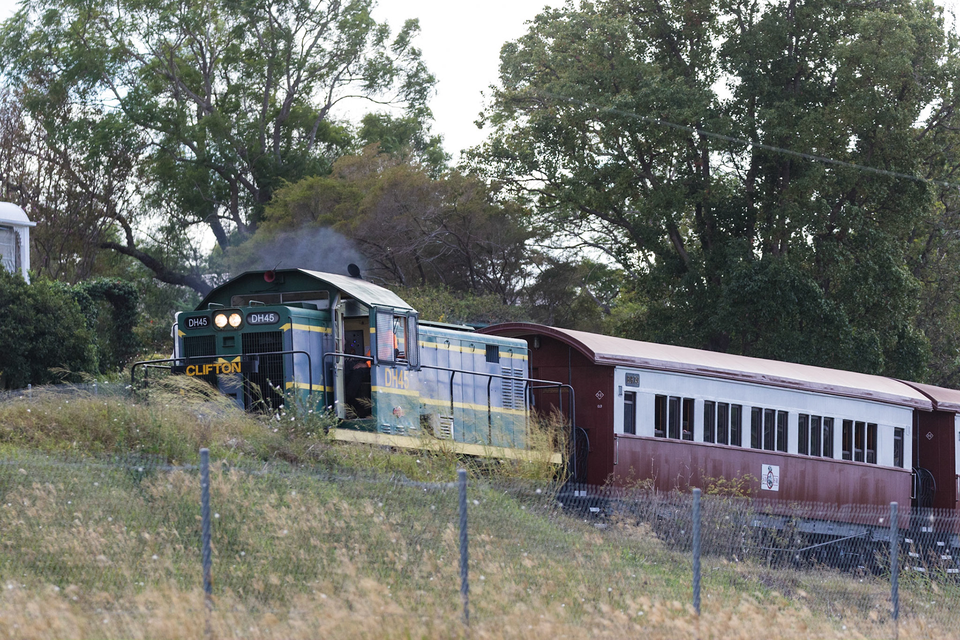 Southern Downs Steam Railway DH45 Diesel hydraulic locomotive