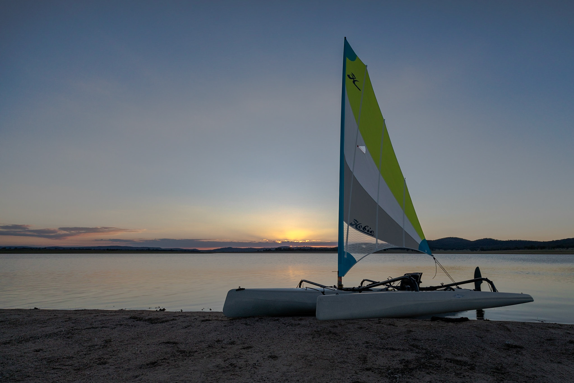 Hobie Adventure Island in the sunset, Leslie Dam