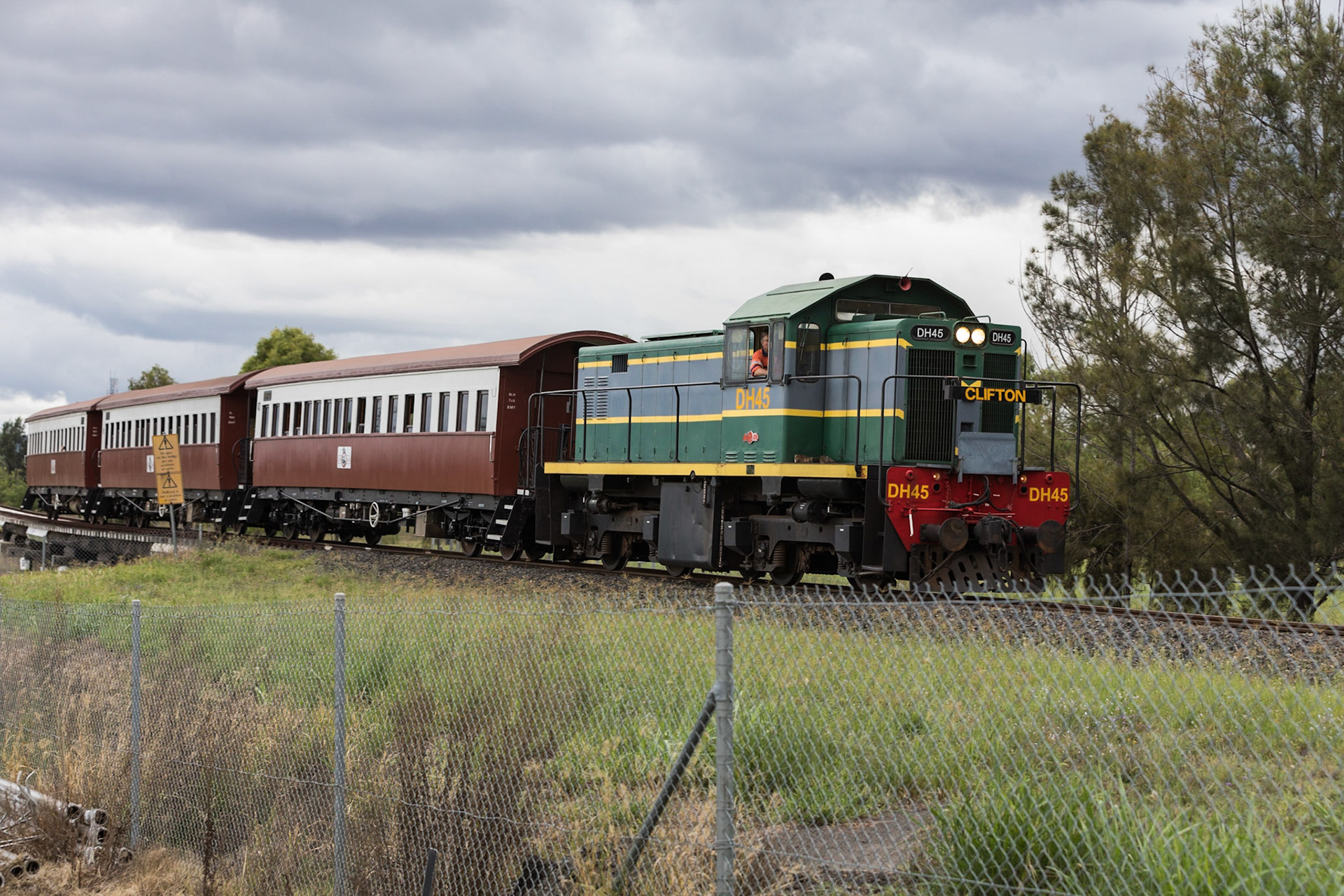 Southern Downs Steam Railway DH45 Diesel hydraulic locomotive