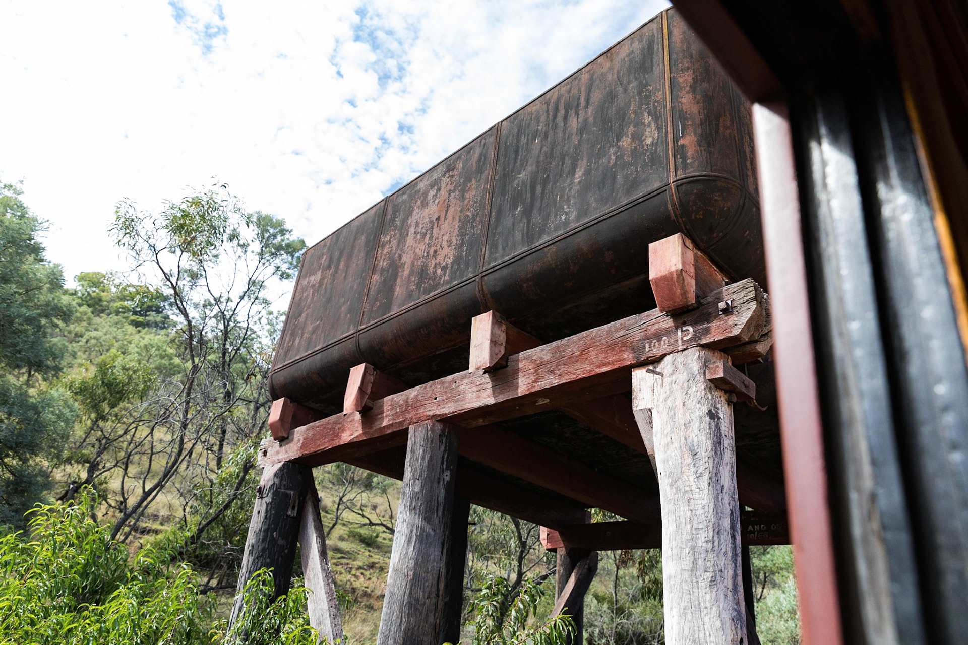 Southern Downs Steam Railway, Railway water tank, Silverwood