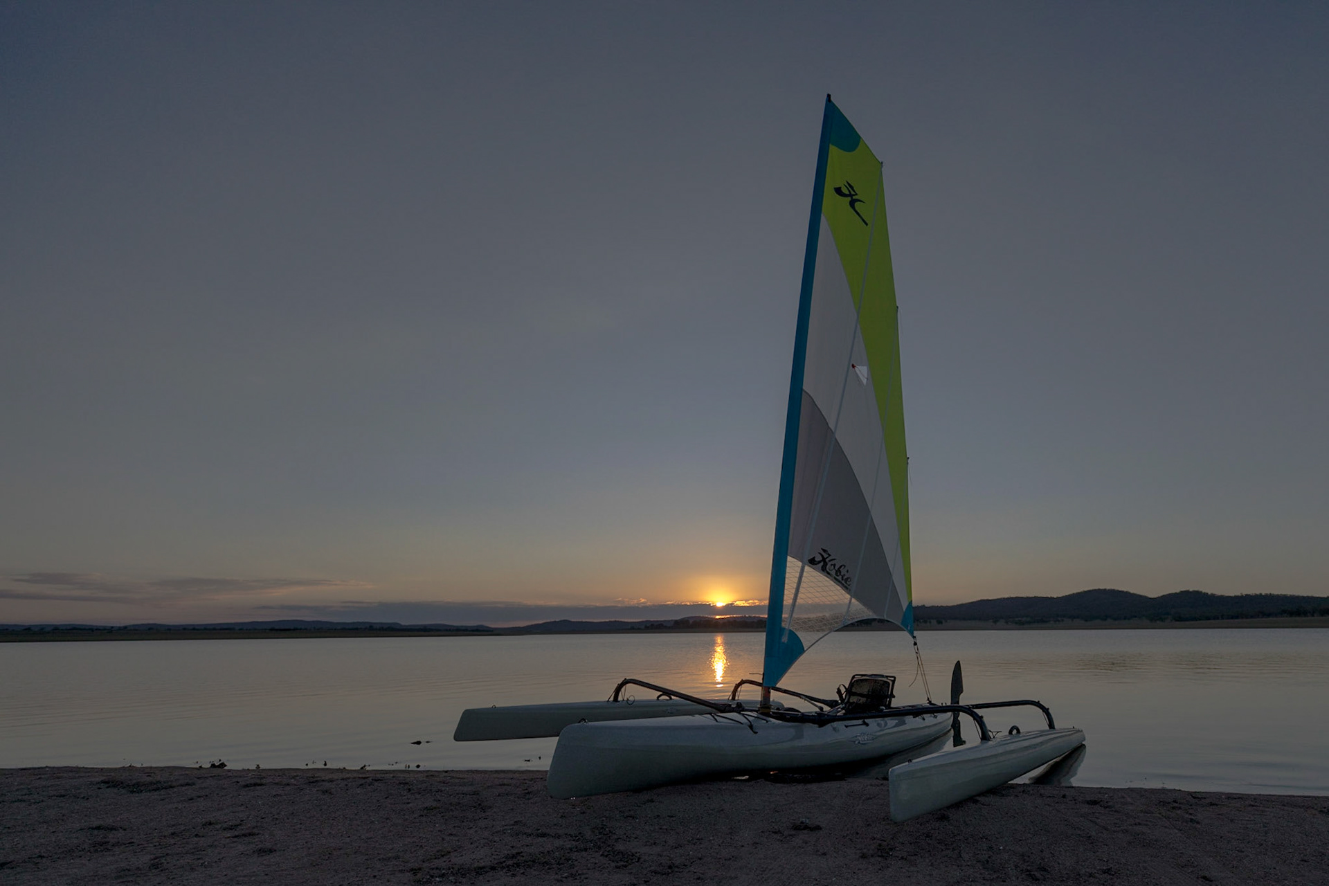 Hobie Adventure Island in the sunset, Leslie Dam