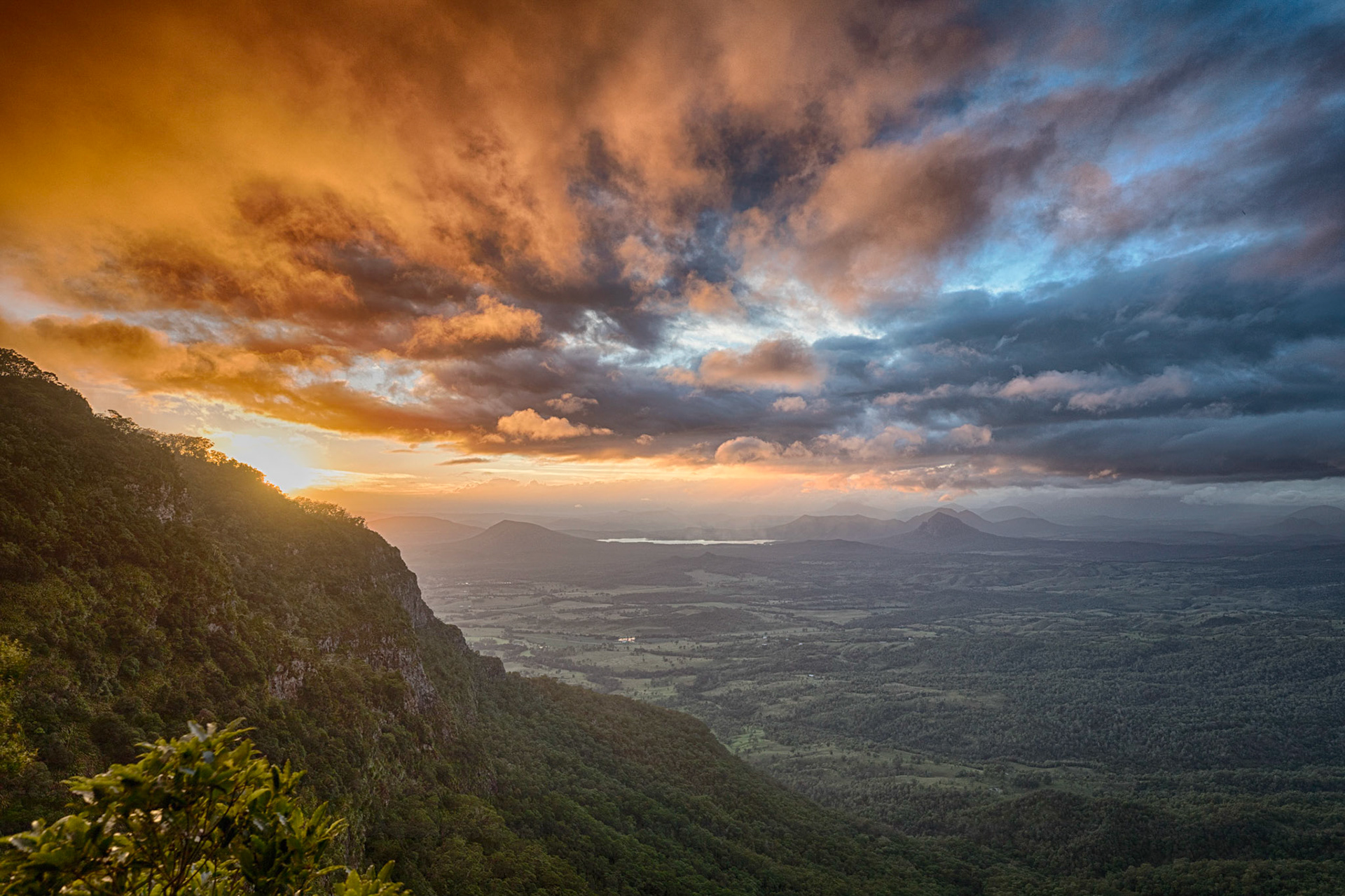 Sunrise, Main Range National Park, Goomburra