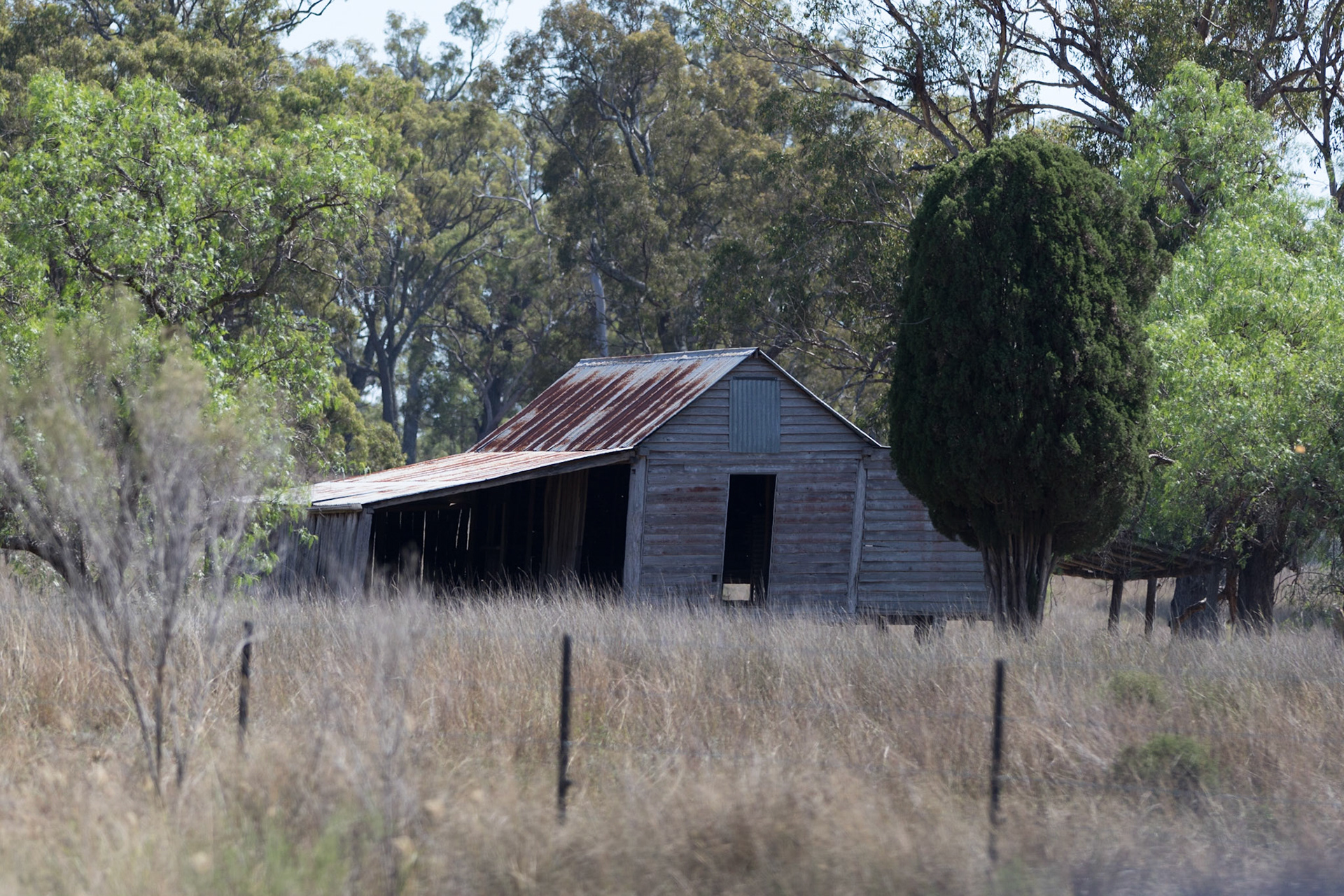 Abandoned shed, Pratten