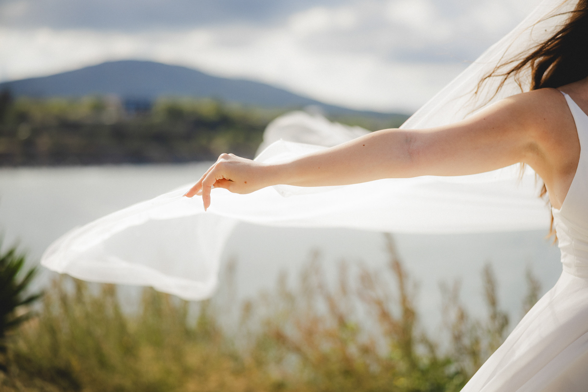 Морския бриз рисува чрез булото на Сгефи