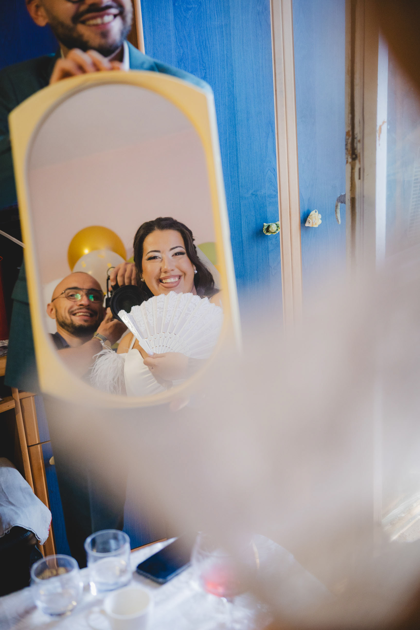 Нямаше как като сватбен фотограф, да не си направя селфи с булката.