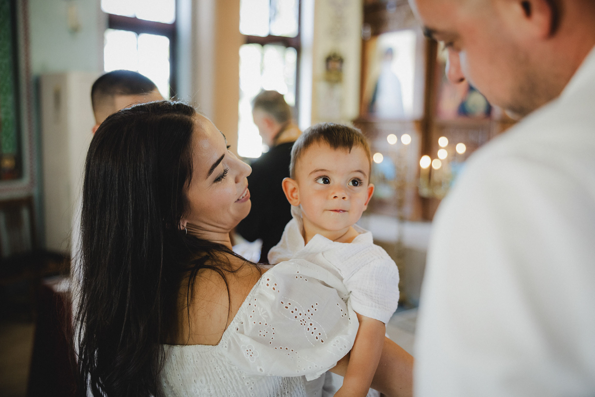 Фотография в горноезеровски манастир „Рождество Богородично“ на свето кръщение