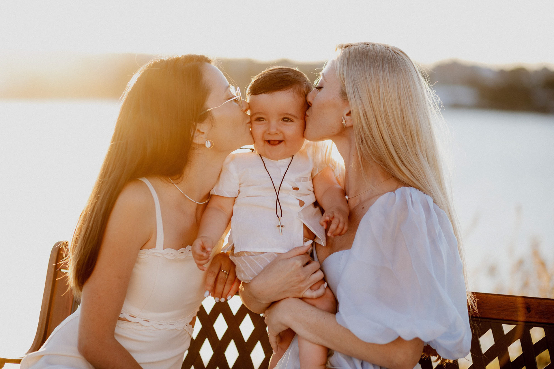 Фотосесия по залез слънце в град Царево след свето кръщение