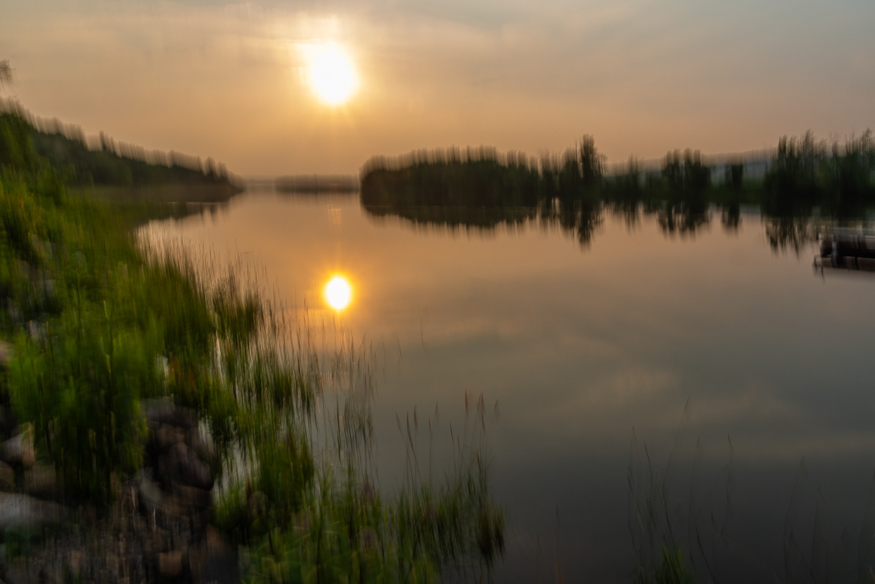 An Evening View Up River