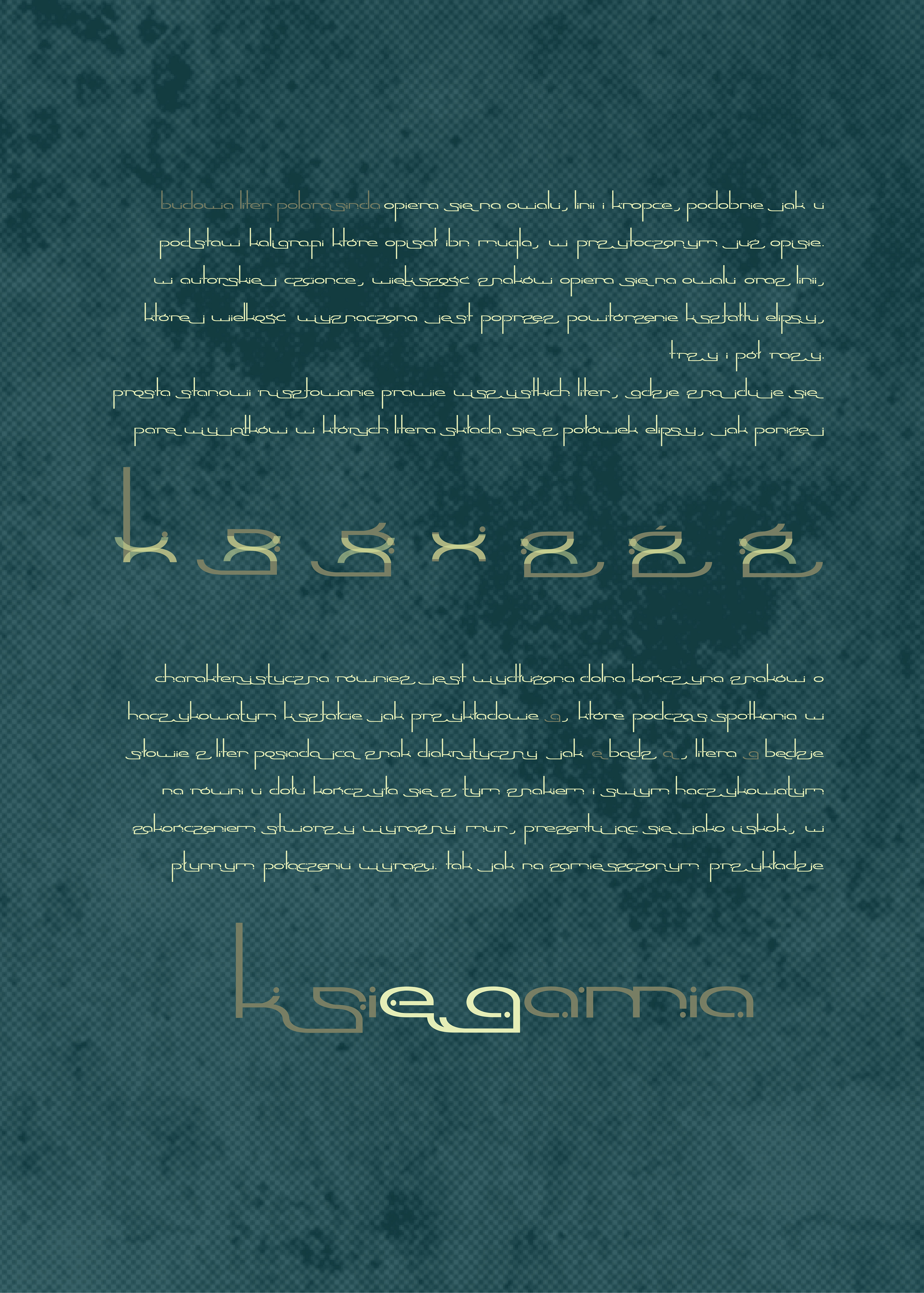 font design - POLARASINDA
