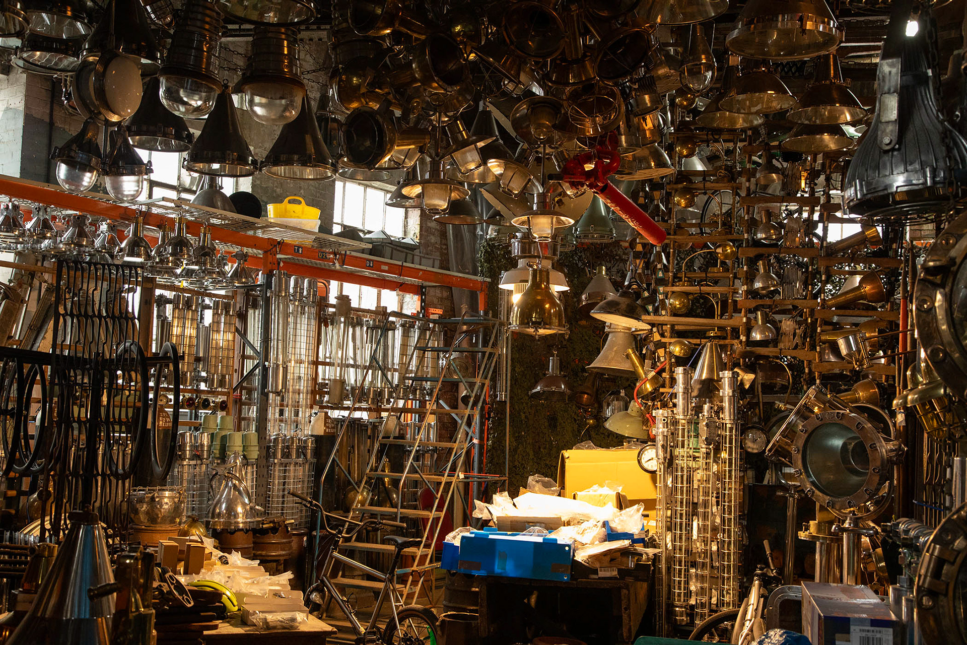 Marine salvage warehouse, Sheffield