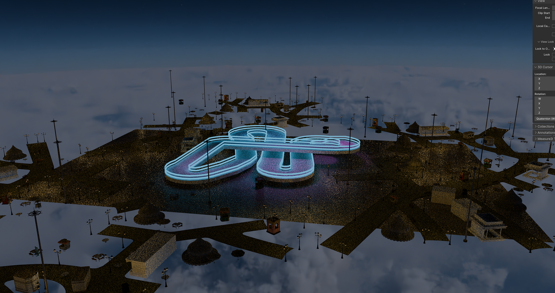 Low-Poly Model for Environment Matching Purposes