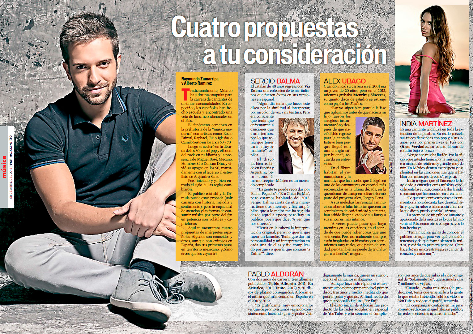 Grooming forPablo Alborán
