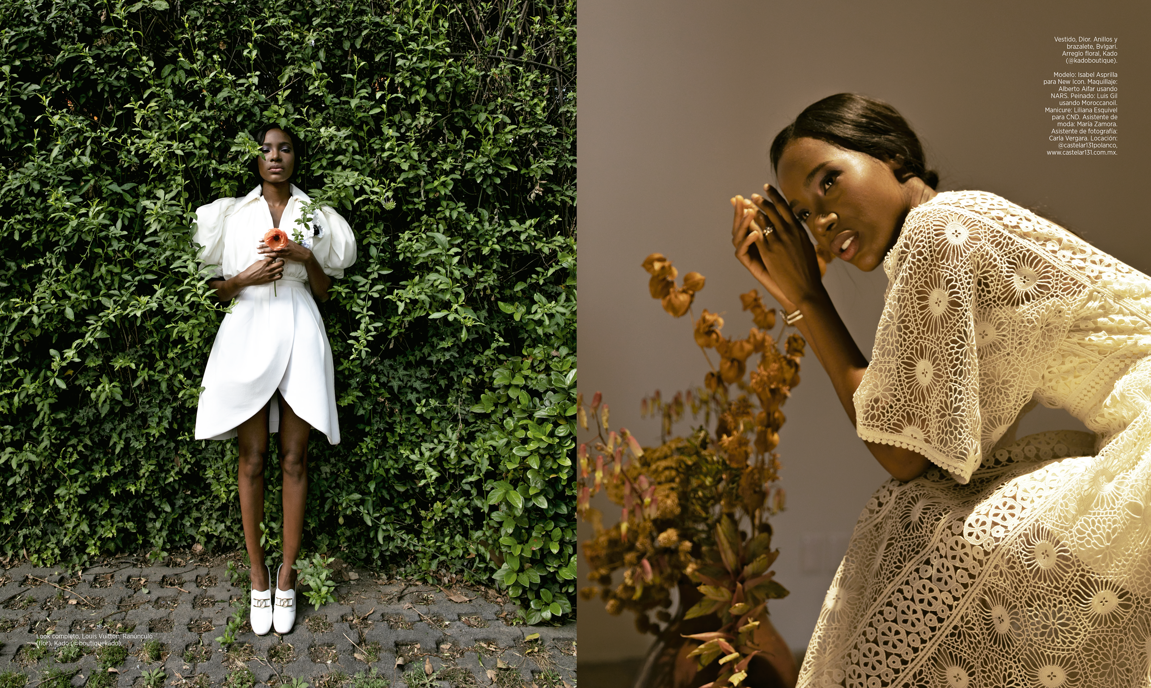 Makeup on Isa Asprilla for Nars Photo Karla Lisker