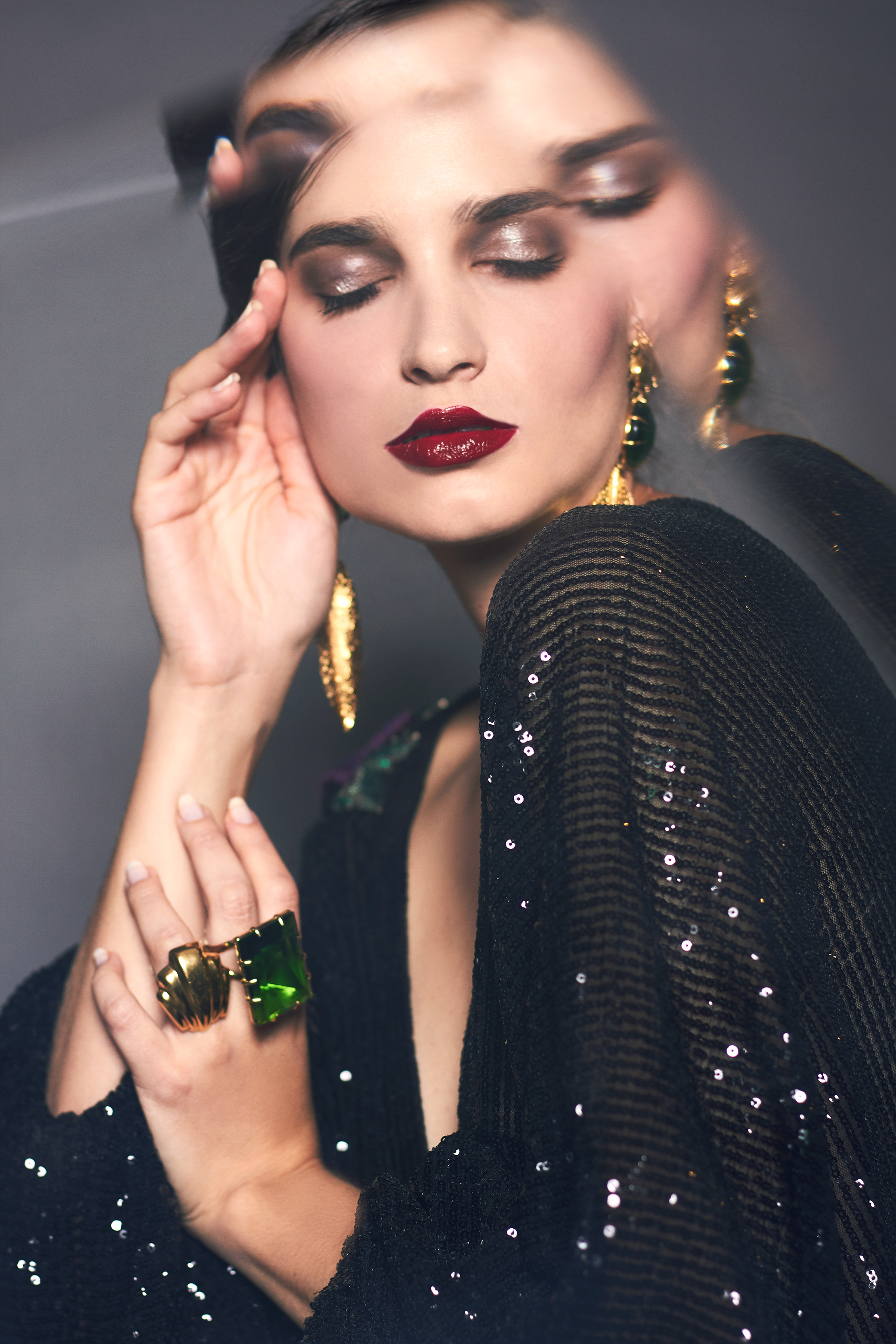 Photo Angie Pineda Styling Jim Casablanca Production and MUA Alberto Aifar