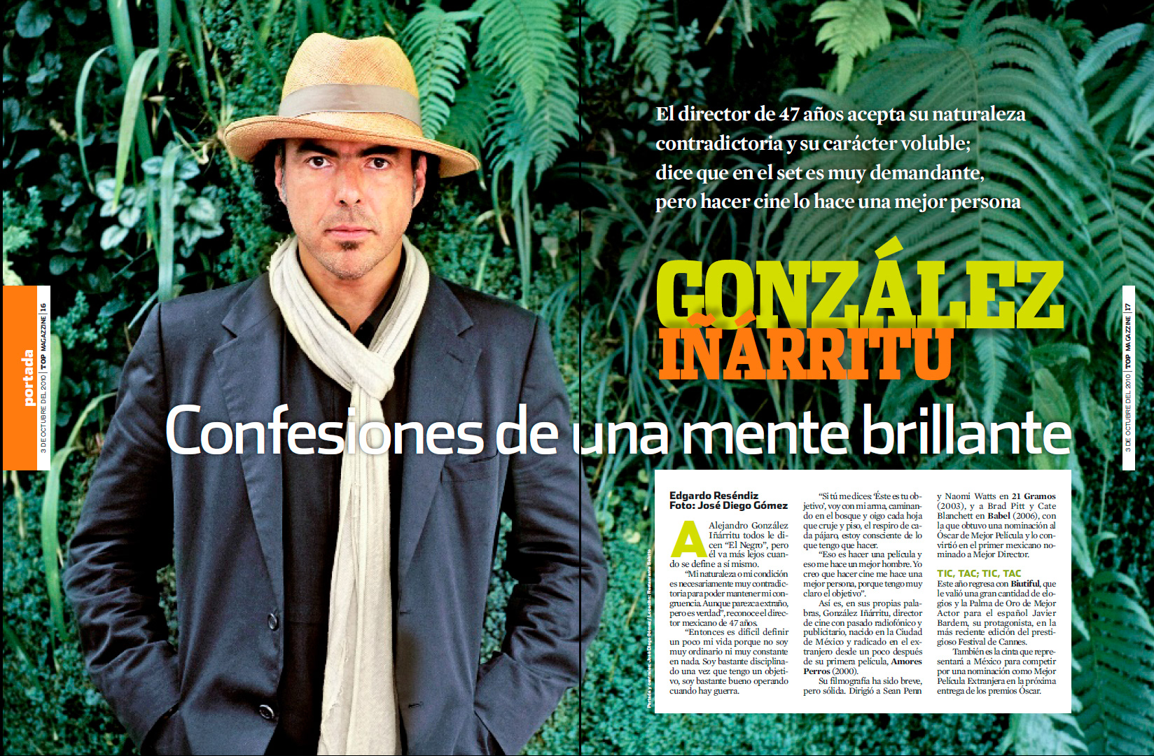Grooming for Alejandro González Iñárritu