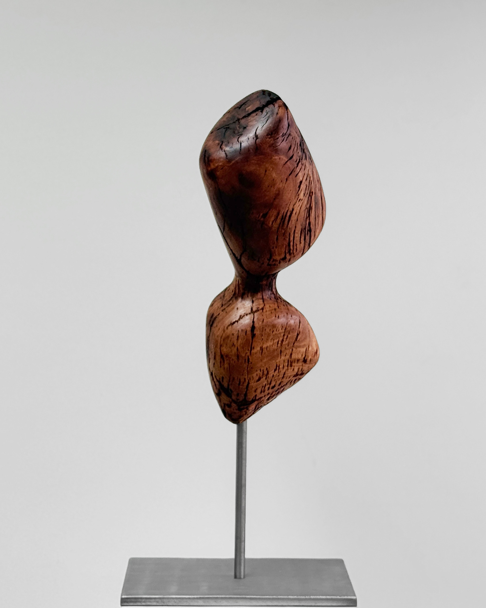 Fault Axis II, 2026, charred eucalyptus by Kendall Conrad — alternate view.