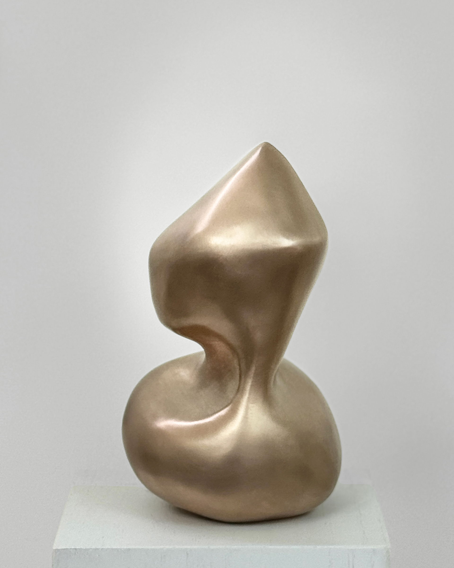 Sea Pod, 2026, lost-wax cast bronze by Kendall Conrad — alternate view.