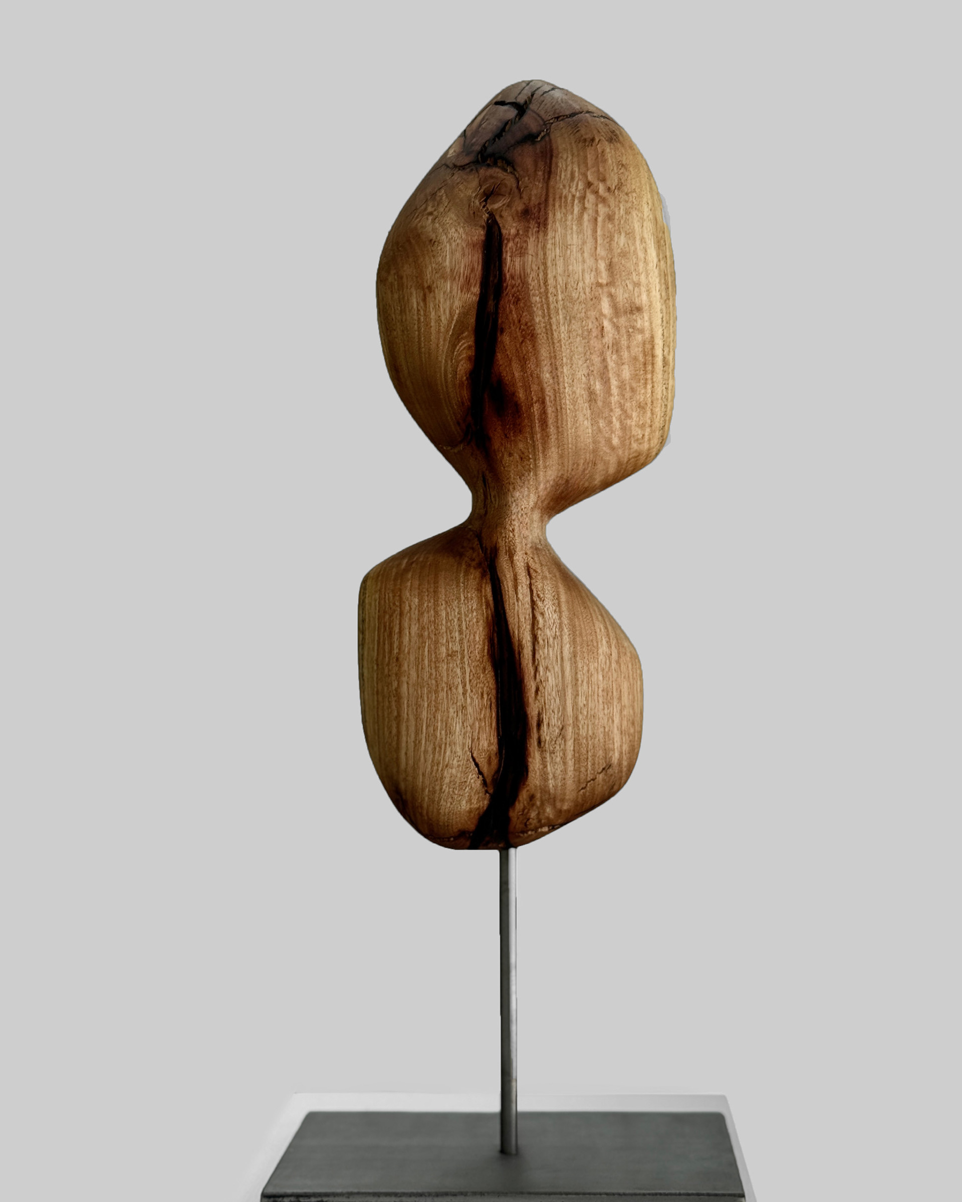 Seam Axis, 2026, eucalyptus by Kendall Conrad — alternate view.