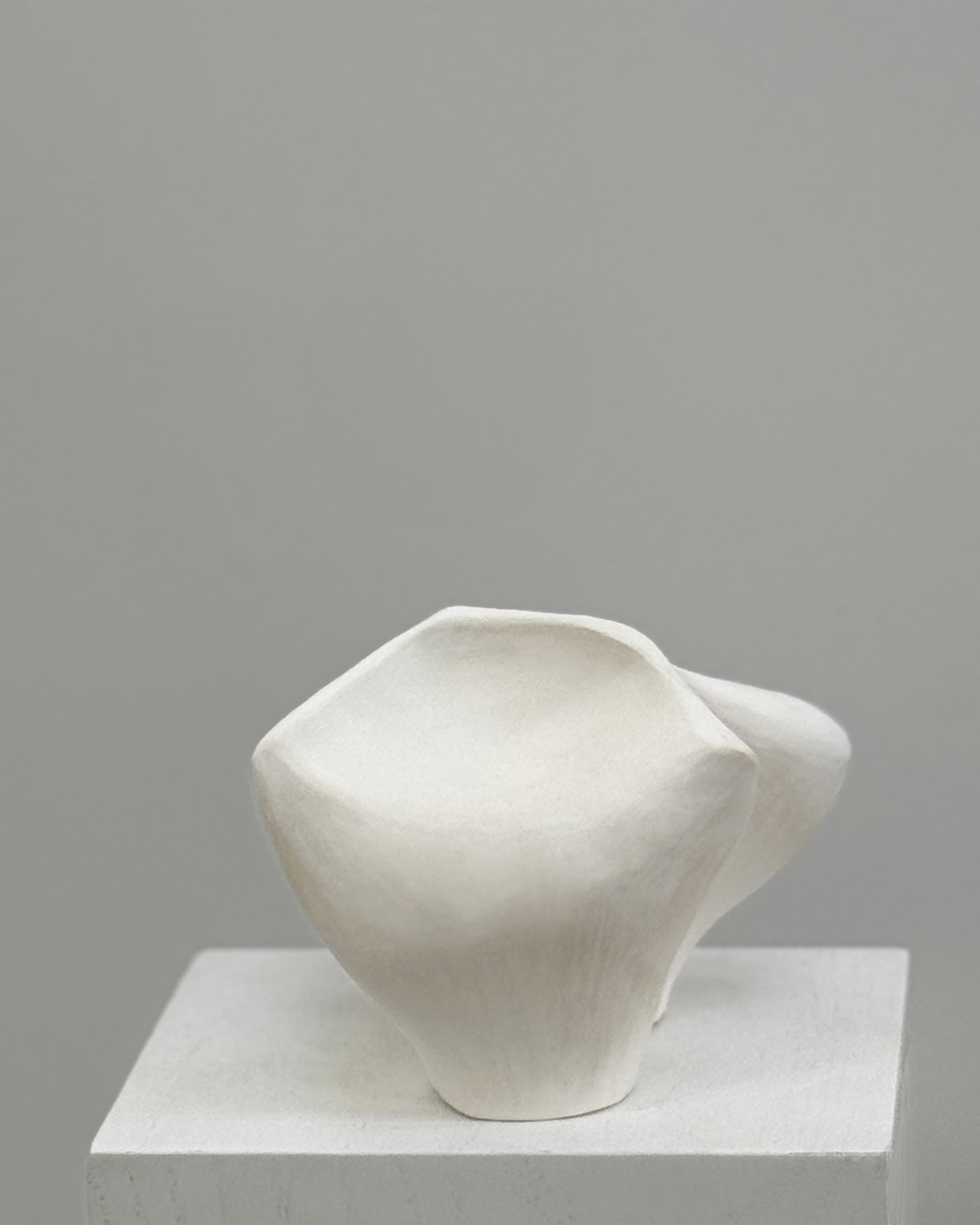 Rift Form, 2026, porcelain by Kendall Conrad — alternate view.
