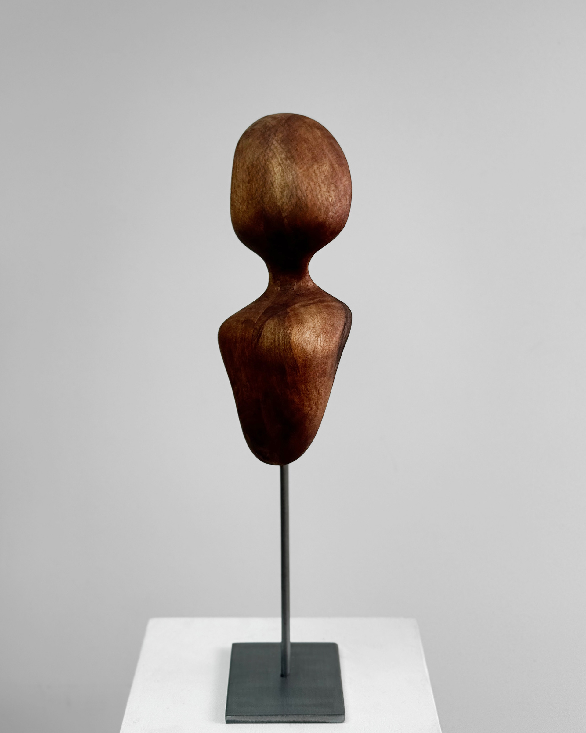 Stem Axis, 2026, California black walnut by Kendall Conrad — alternate view.
